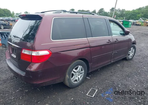2007 Honda Odyssey Ex-L z USA, uszkodzony, nr VIN 5FNRL38747B407963